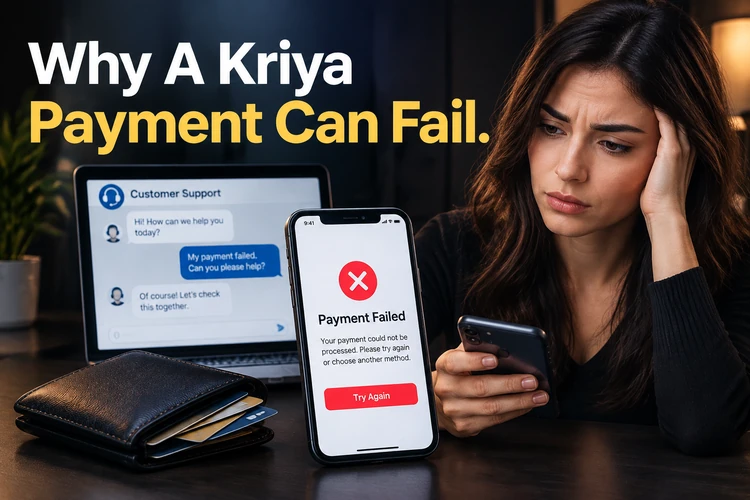 Why A Kriya Payment Can Fail